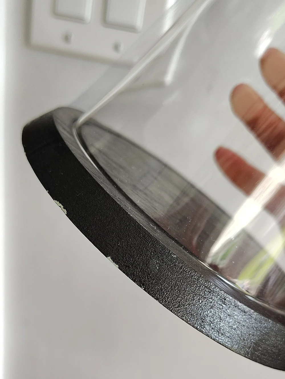 Clear Ghost Dome Display with Black Base